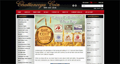 Desktop Screenshot of chattanoogacoins.com